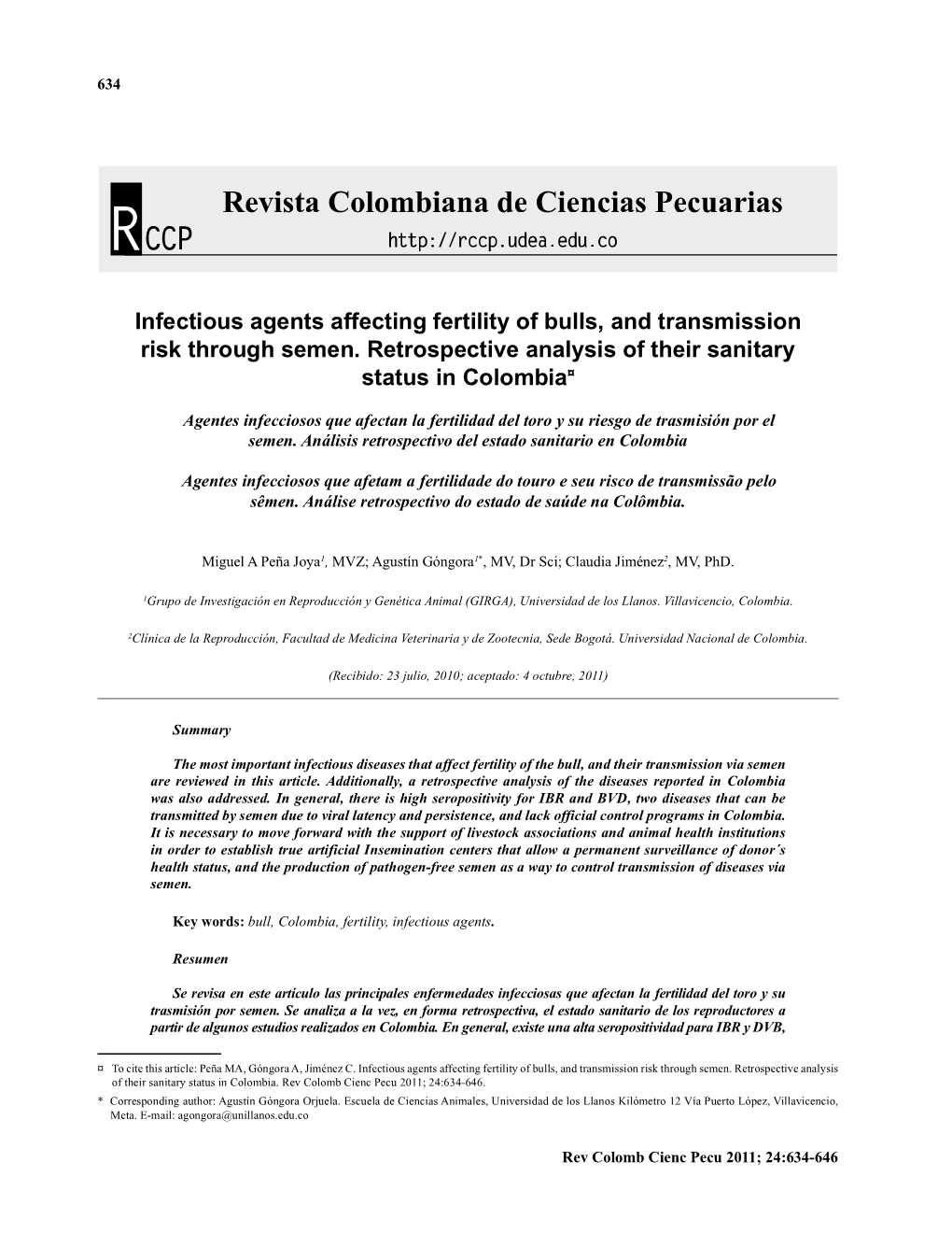 Infectious Agents Affecting Fertility of Bulls, and Transmission Risk Through Semen