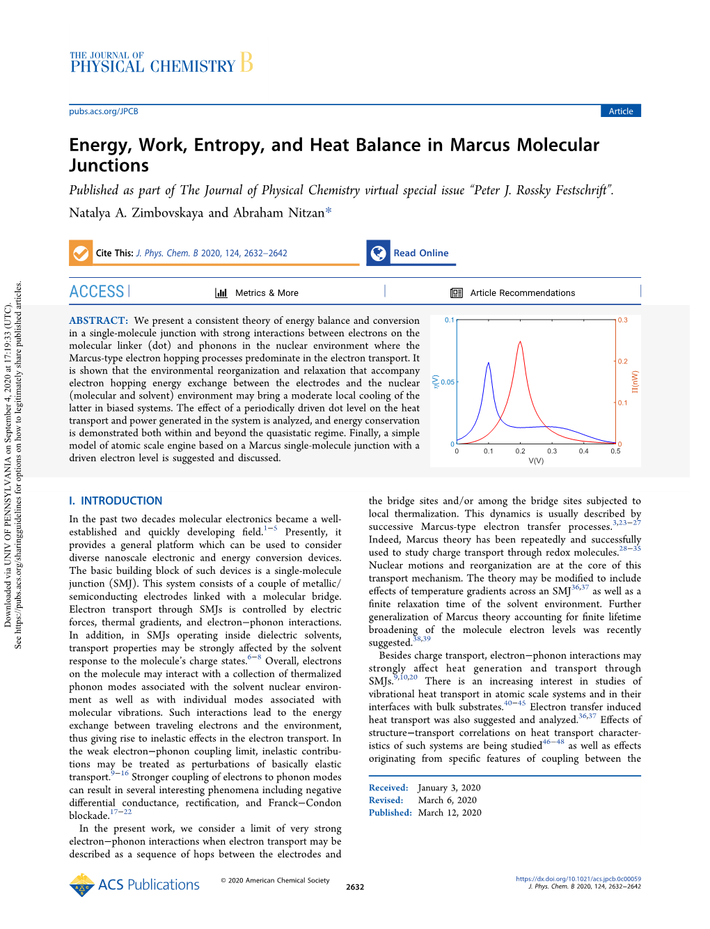 Energy, Work, Entropy, and Heat Balance in Marcus Molecular Junctions Published As Part of the Journal of Physical Chemistry Virtual Special Issue “Peter J