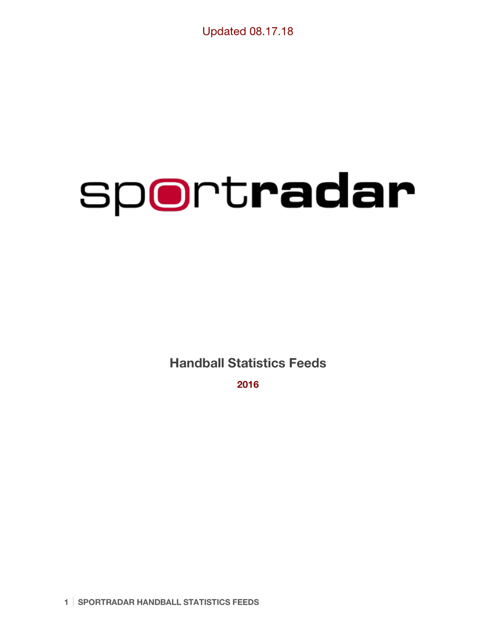 Handball Statistics Feeds