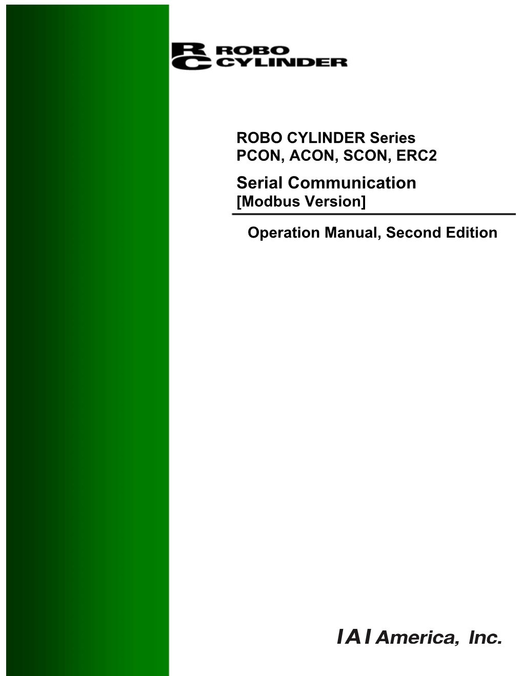Serial Communication [Modbus Version]