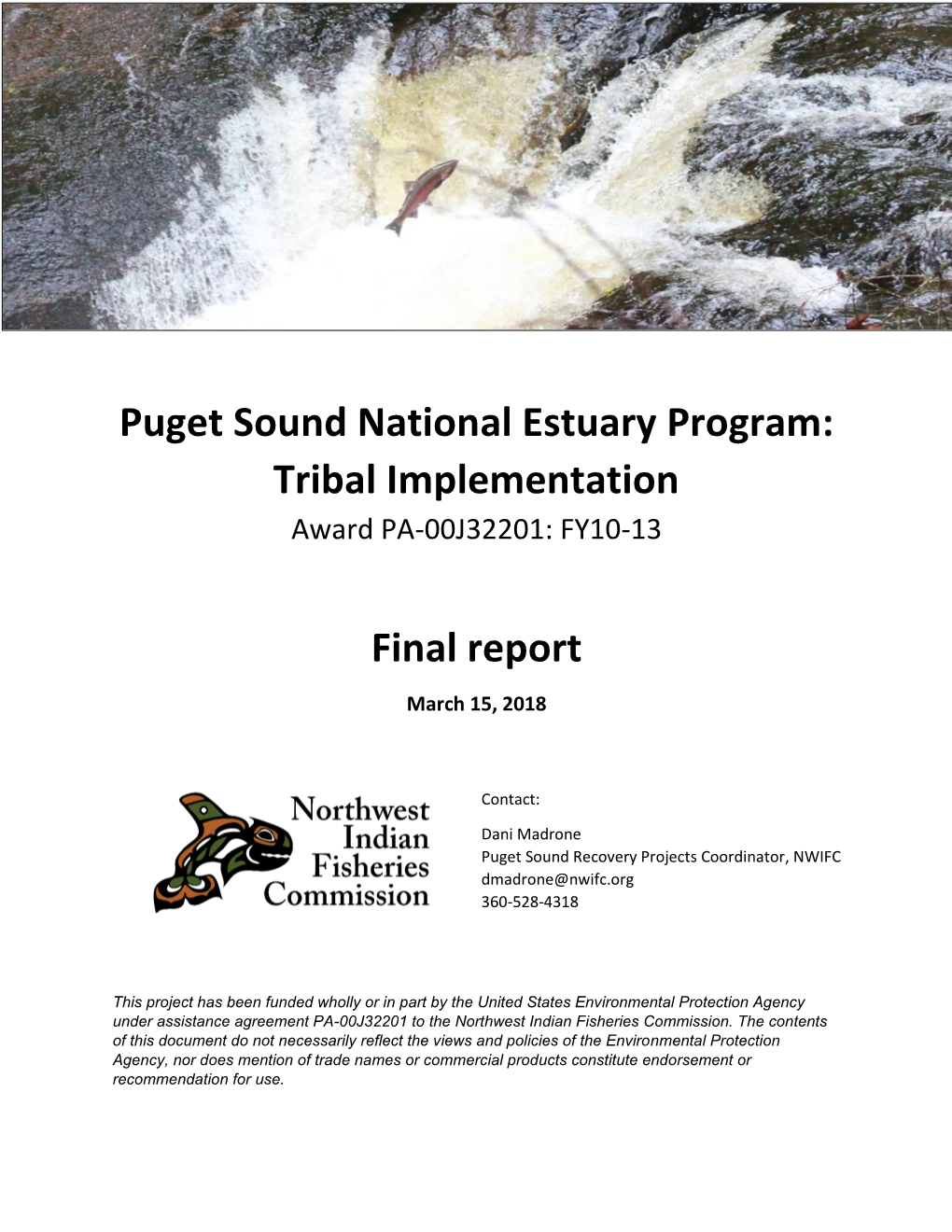 Tribal Implementation Final Report