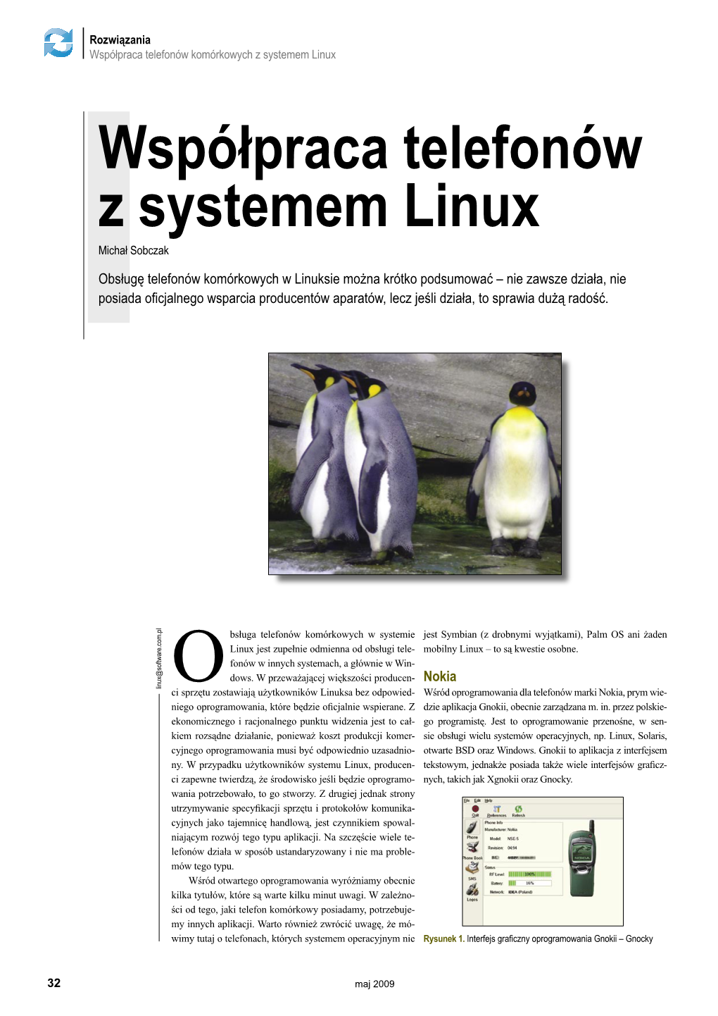 Współpraca Telefonów Z Systemem Linux Michał Sobczak