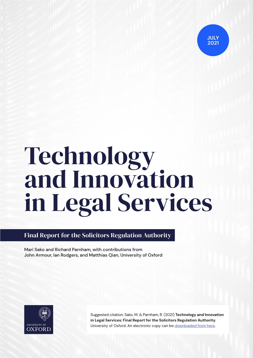 Technology and Innovation in Legal Services