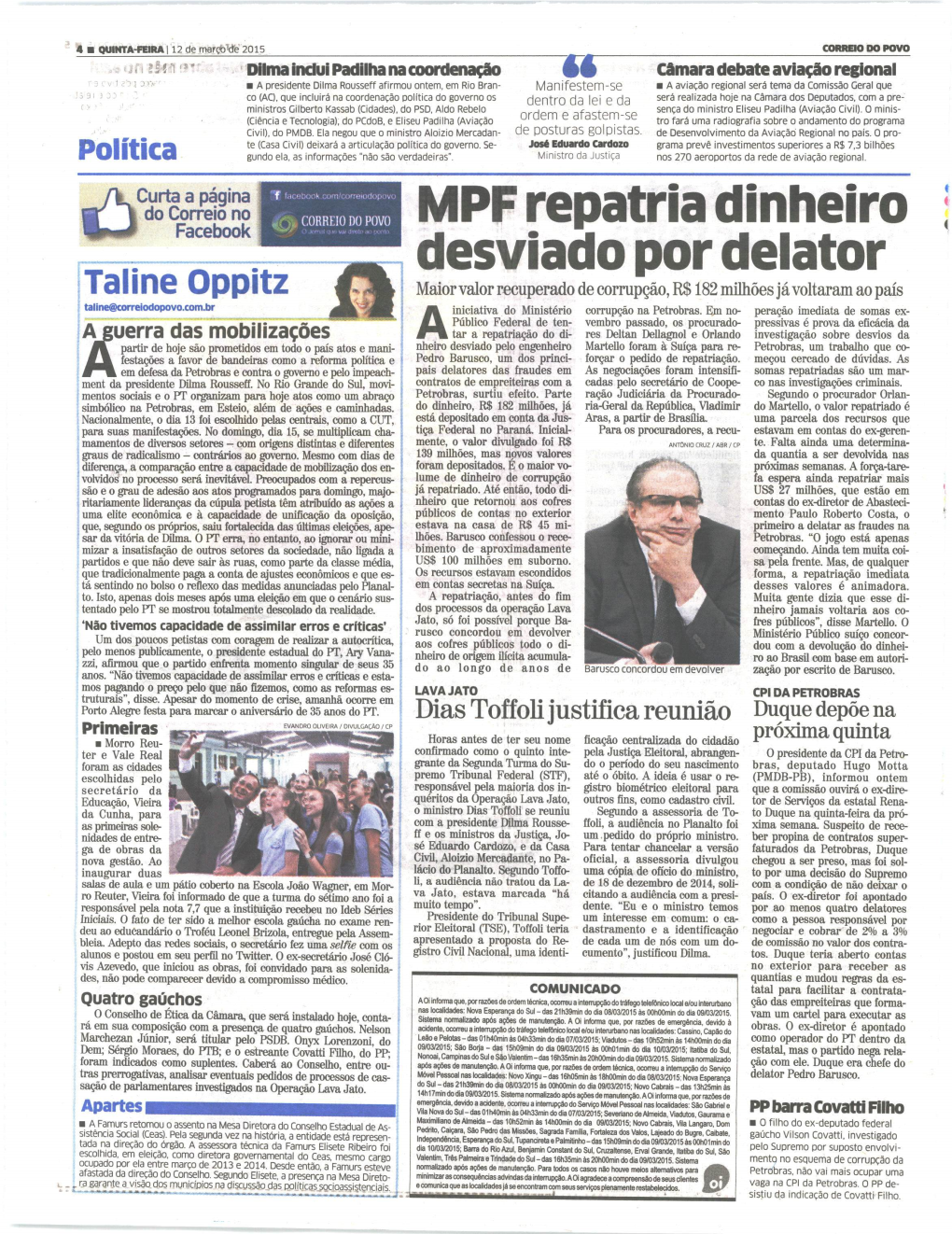 MPF Repatria Dinheiro Desviado Por Delator