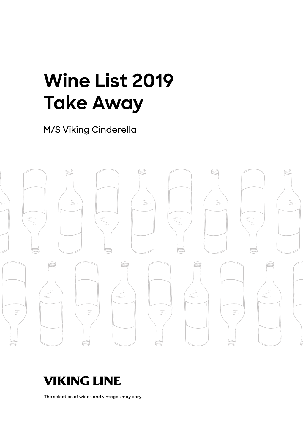 Wine List 2019 Take Away