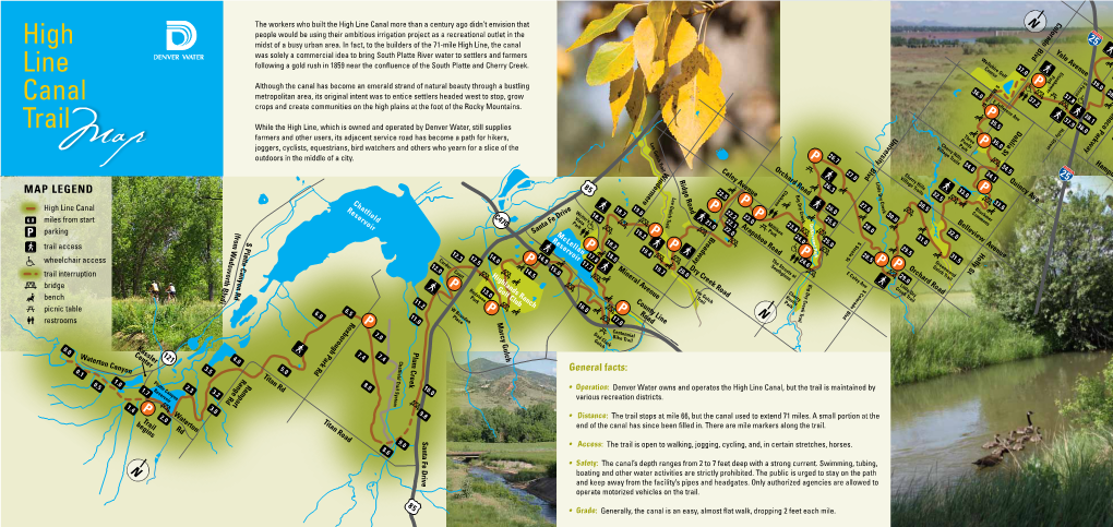 High Line Canal Trailmap