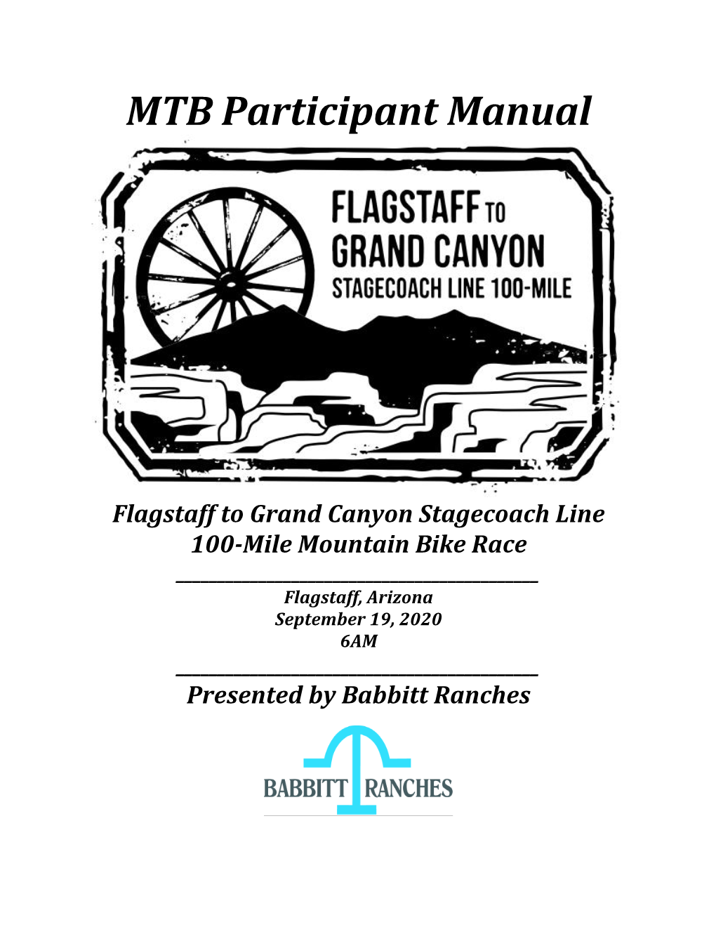 MTB Participant Manual