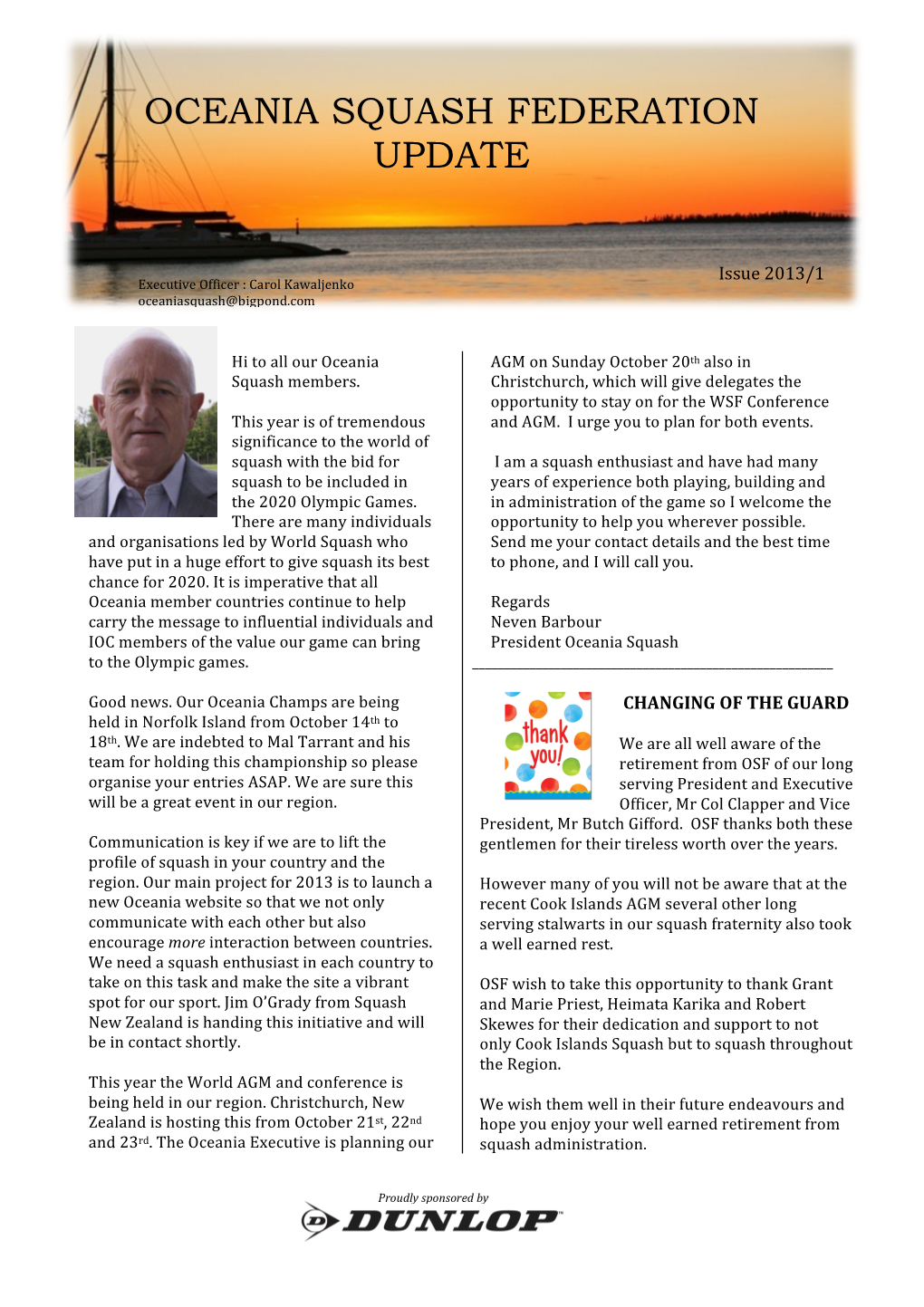 OSF Update Issue 1 2013