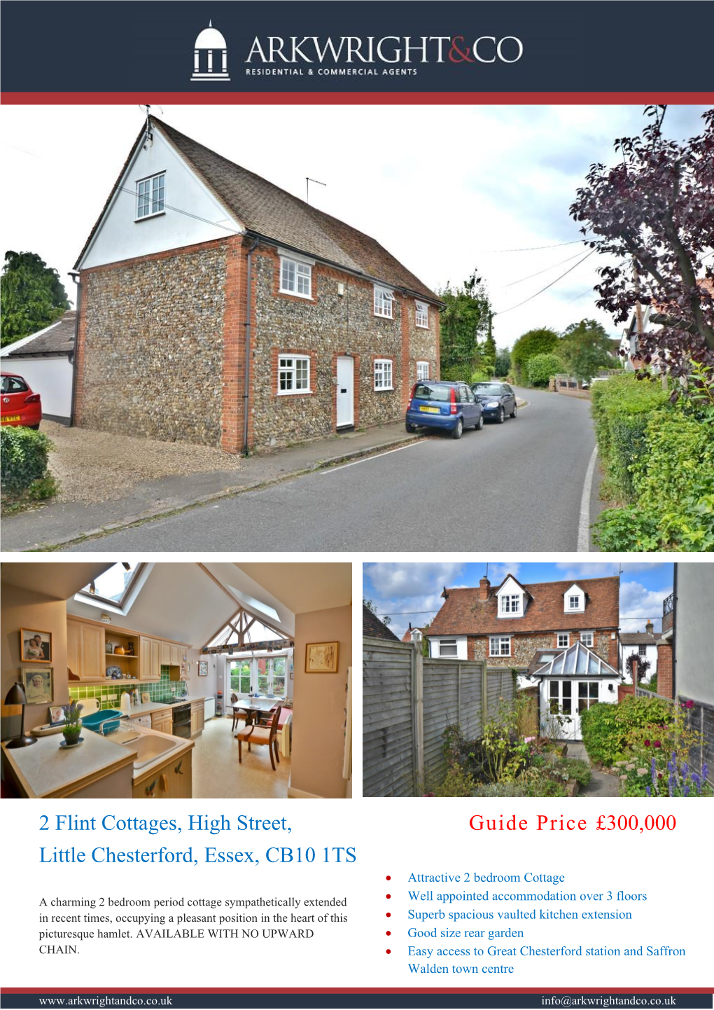 2 Flint Cottages, High Street, Little Chesterford, Essex, CB10