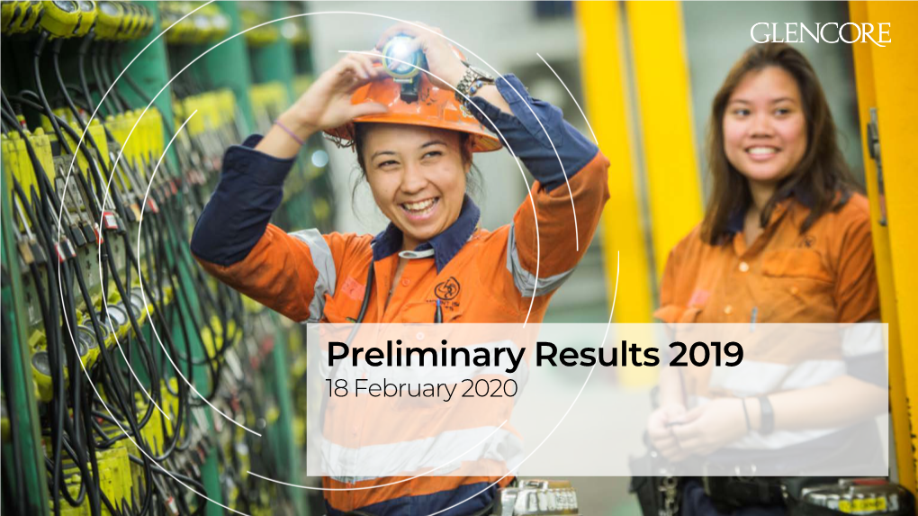 Preliminary Results 2019