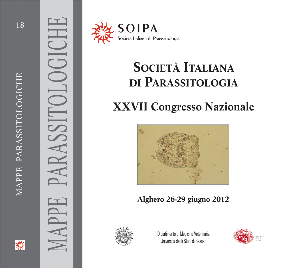 MAPPE PARASSITOLOGICHE MAPPE Alghero 26-29 Giugno 2012