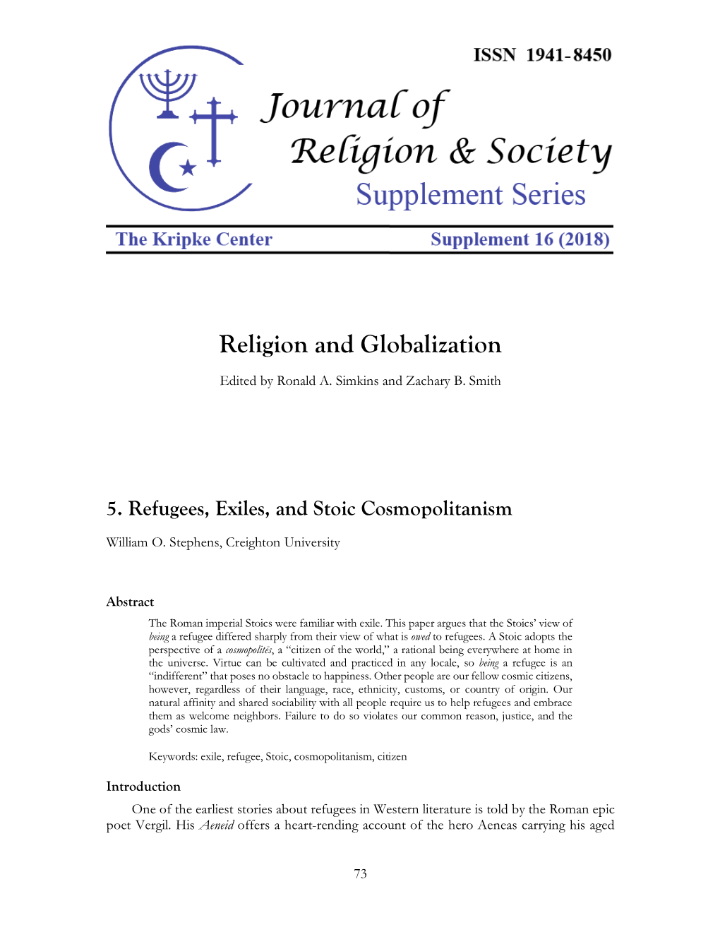 Religion and Globalization