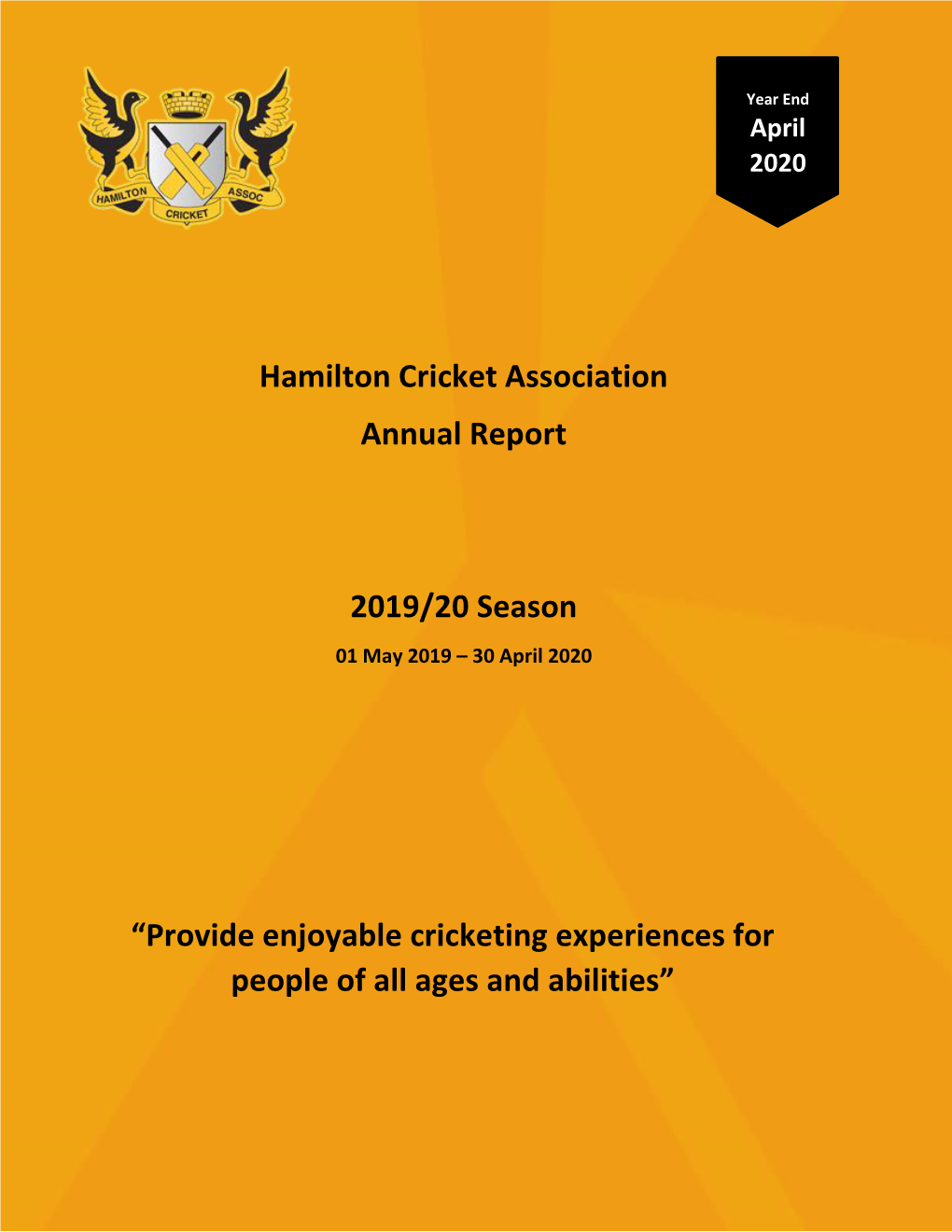 HCA Annual Report 2019-20