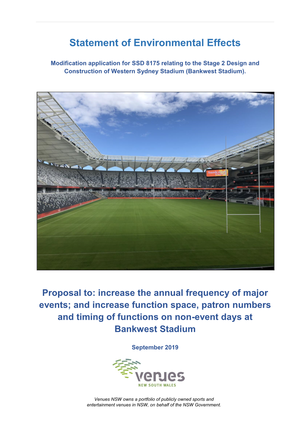 Statement of Environmental Effects