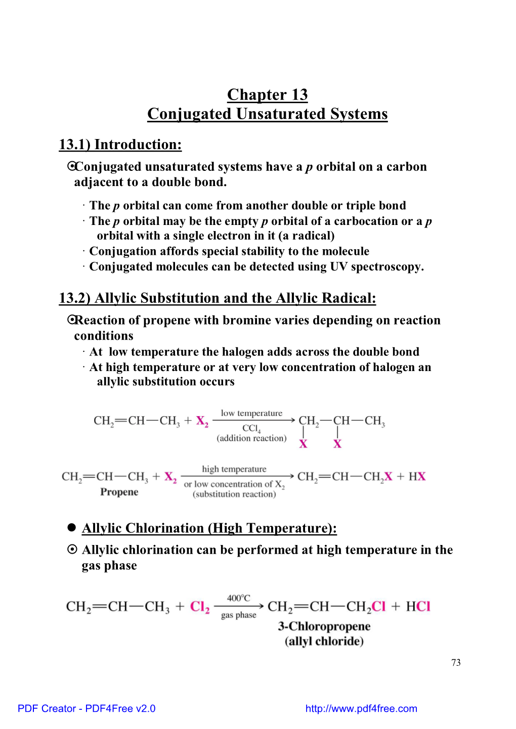 Molecular Orbital Description of the Allyl Radical