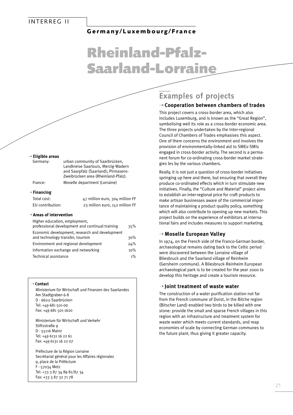 Germany/Luxembourg/France Rheinland-Pfalz- Saarland-Lorraine