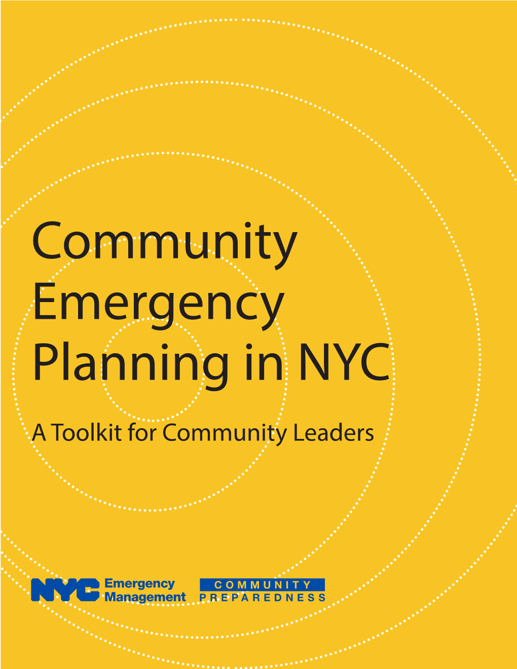 Community Emergency Planning in NYC Toolkit