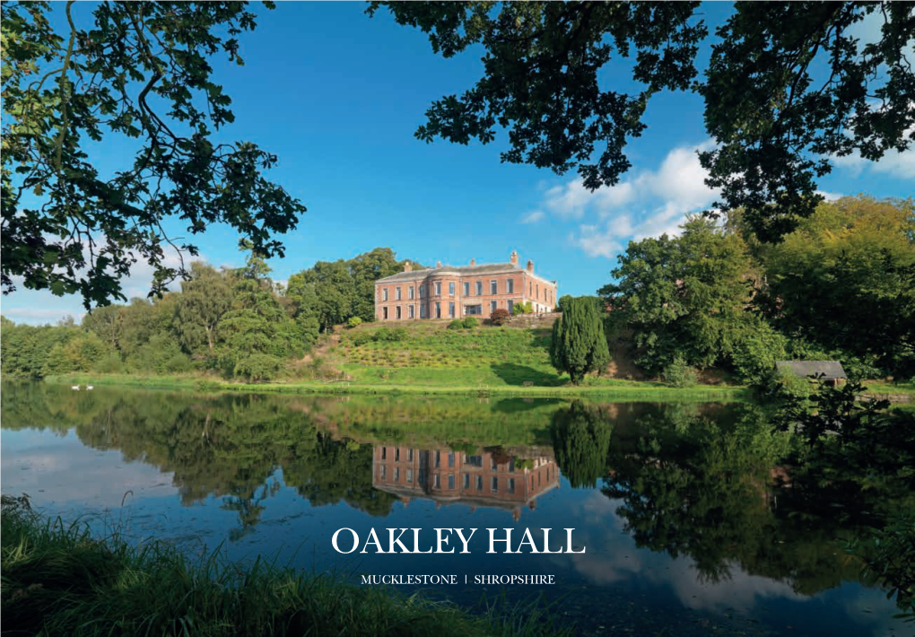 Oakley Hall Mucklestone | Shropshire