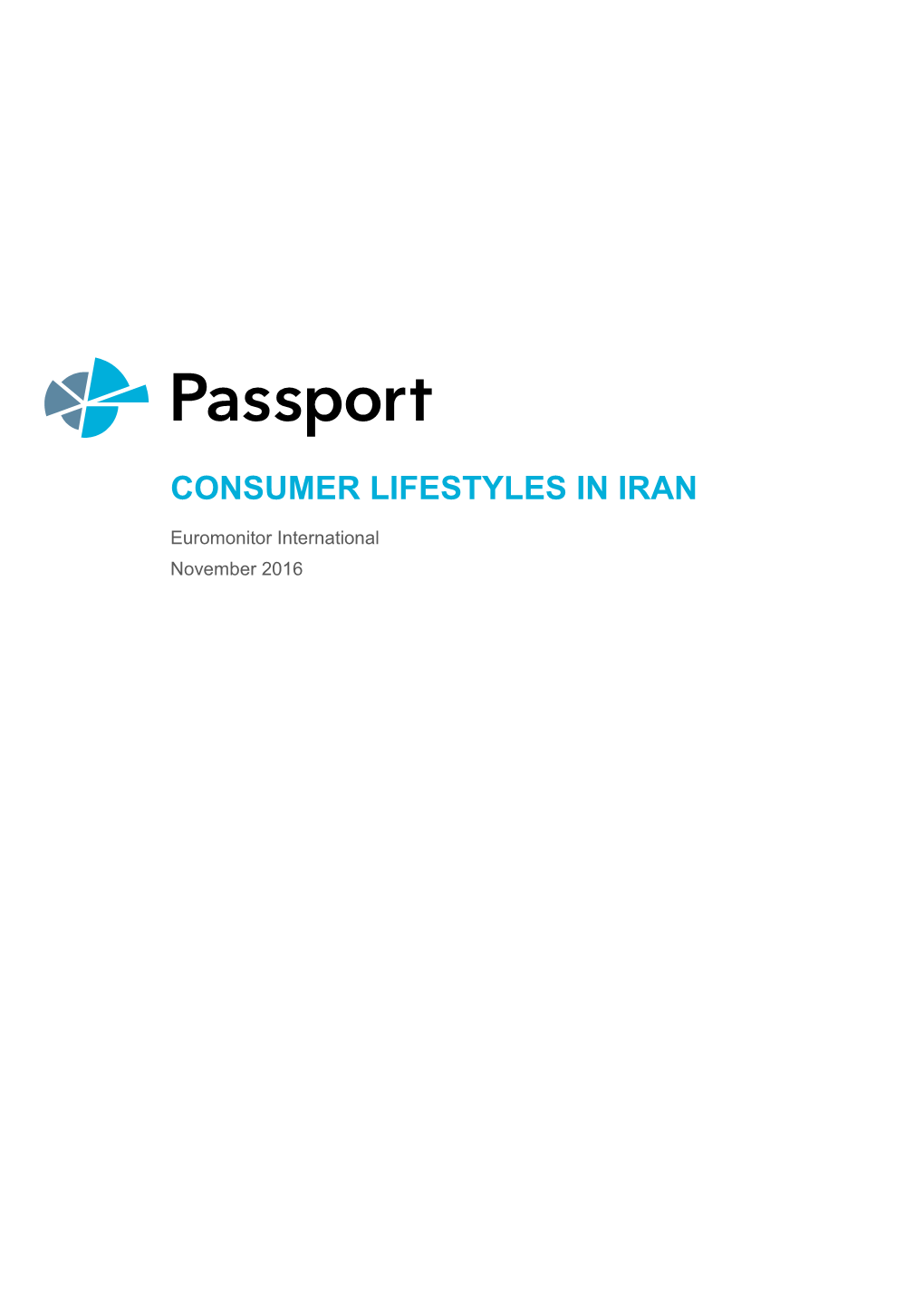 Consumer Lifestyles in Iran