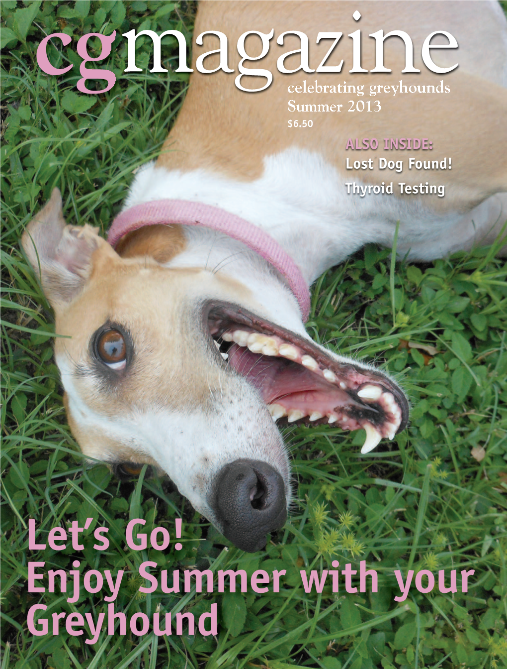 Summer 2013 $6.50 ALSO INSIDE: Lost Dog Found! Thyroid Testing