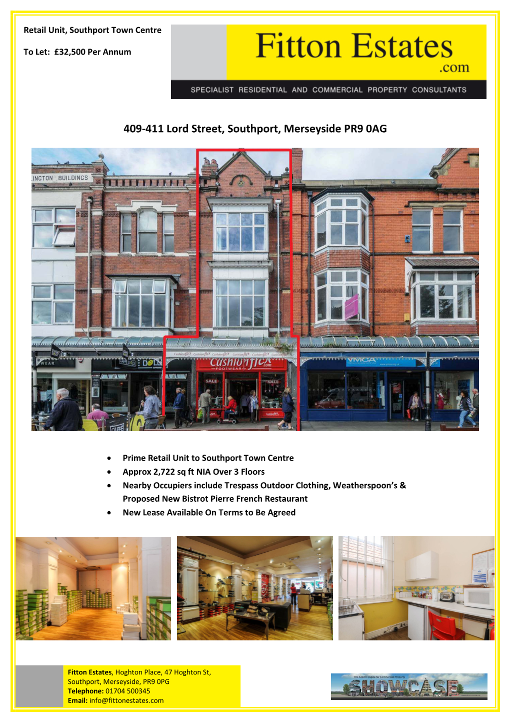 409-411 Lord Street, Southport, Merseyside PR9 0AG