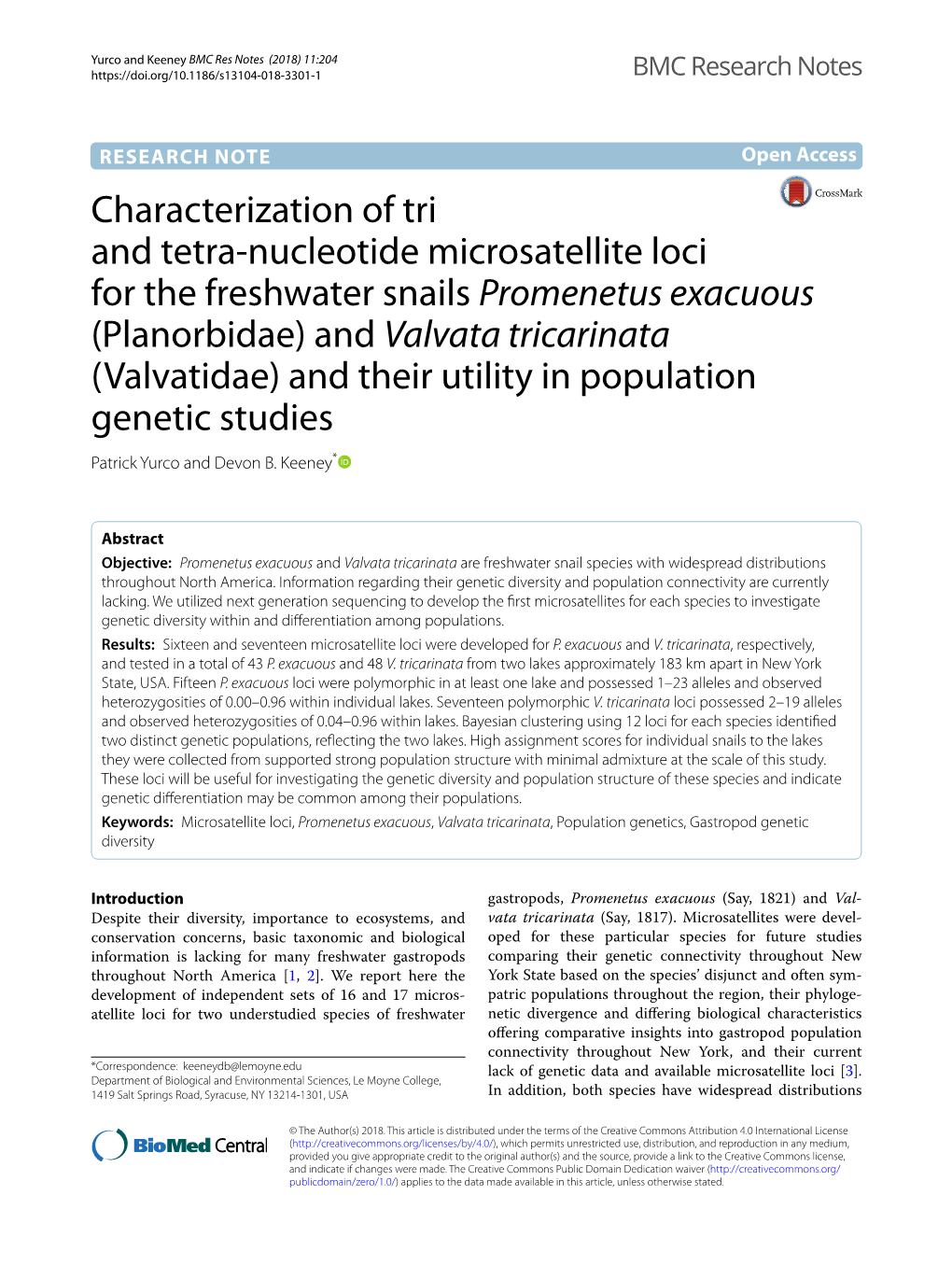 Characterization of Tri and Tetra-Nucleotide Microsatellite Loci