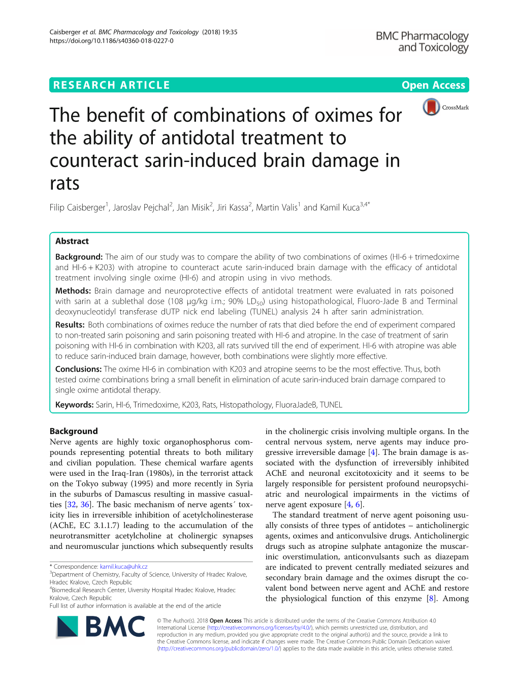 The Benefit of Combinations of Oximes for the Ability of Antidotal Treatment