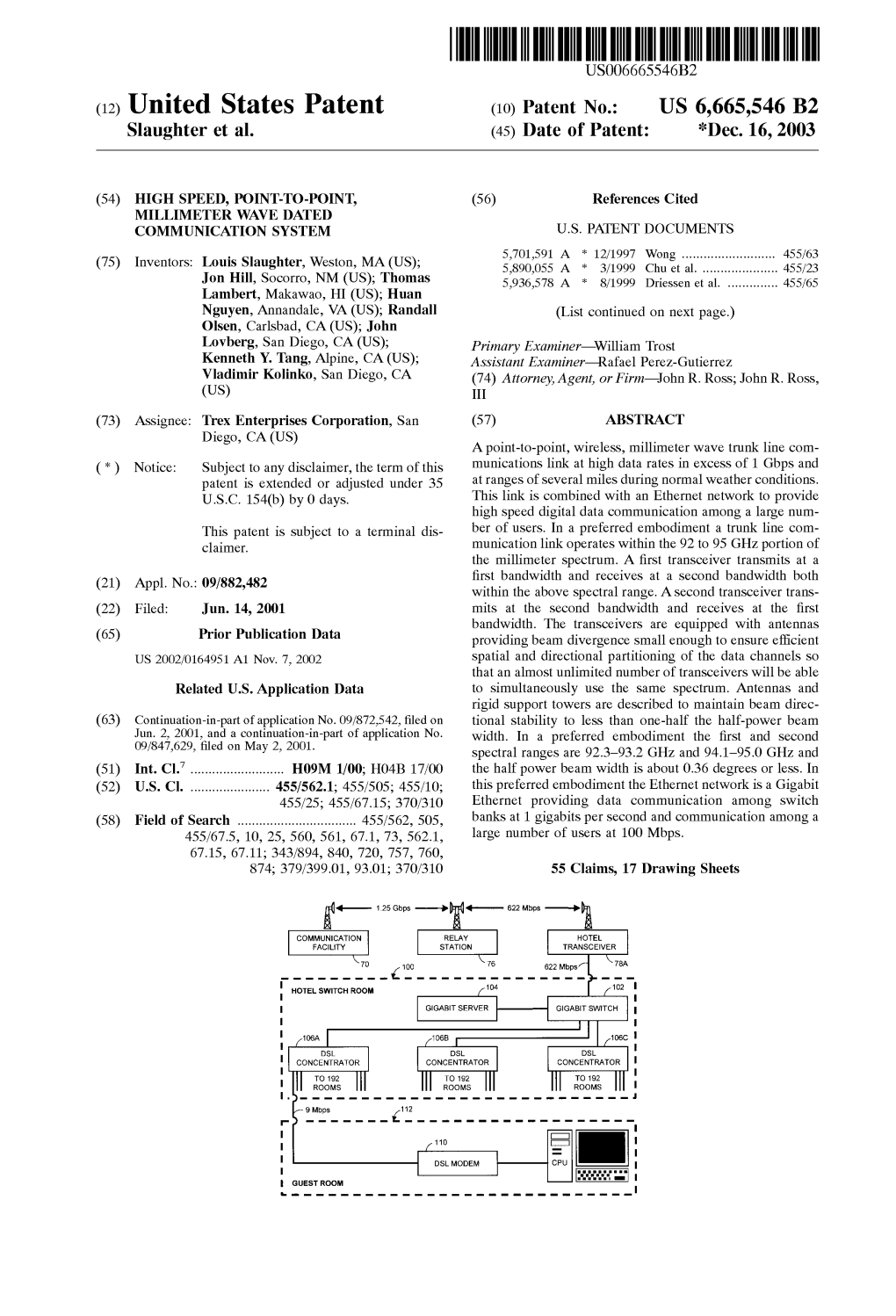 (12) United States Patent (10) Patent No.: US 6,665,546 B2 Slaughter Et Al