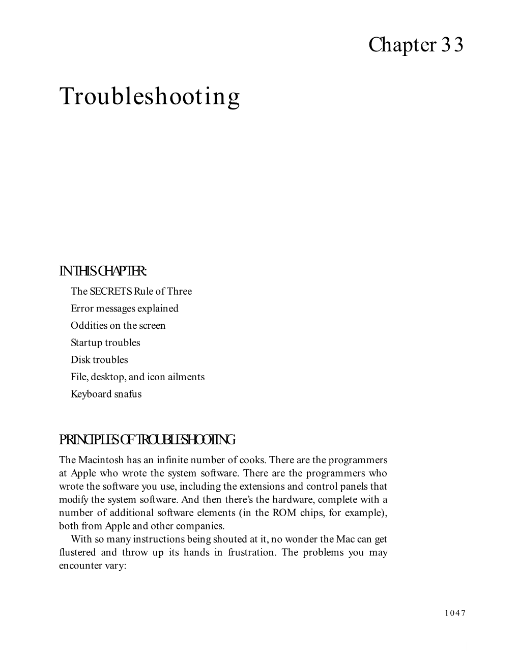 Troubleshooting