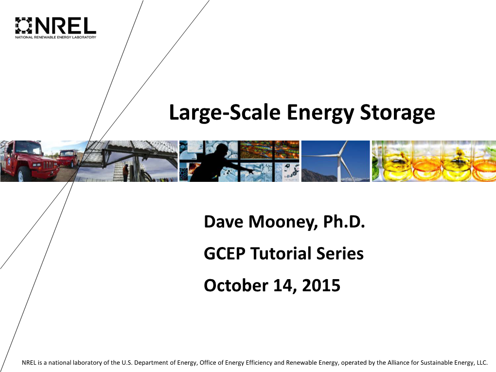 Large-Scale Energy Storage