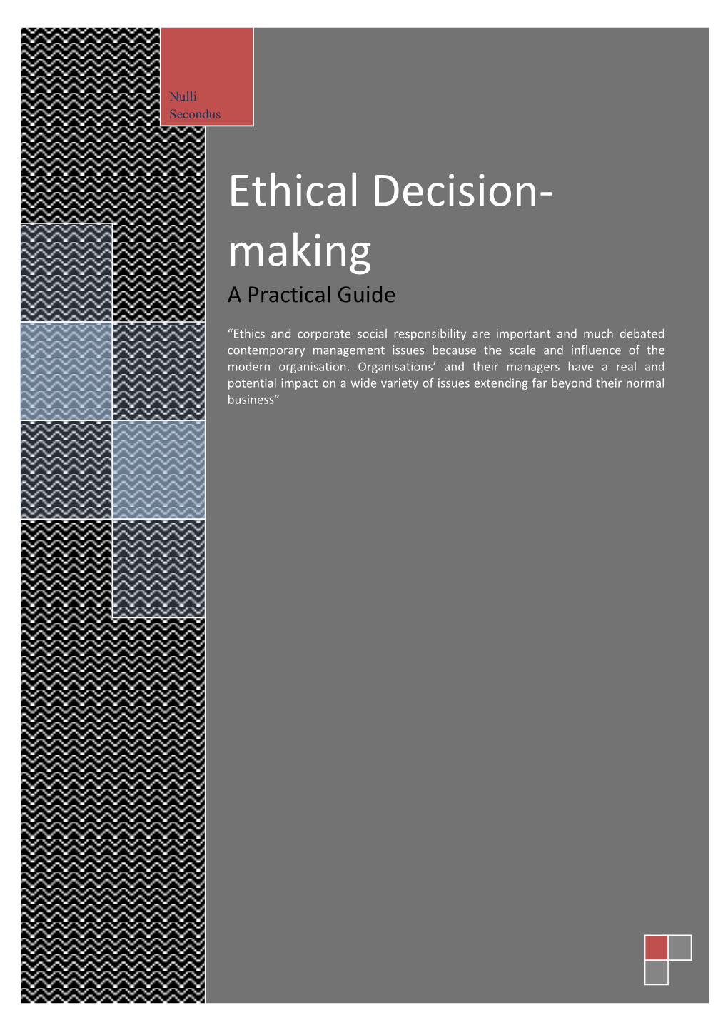 Ethical Decision-Making