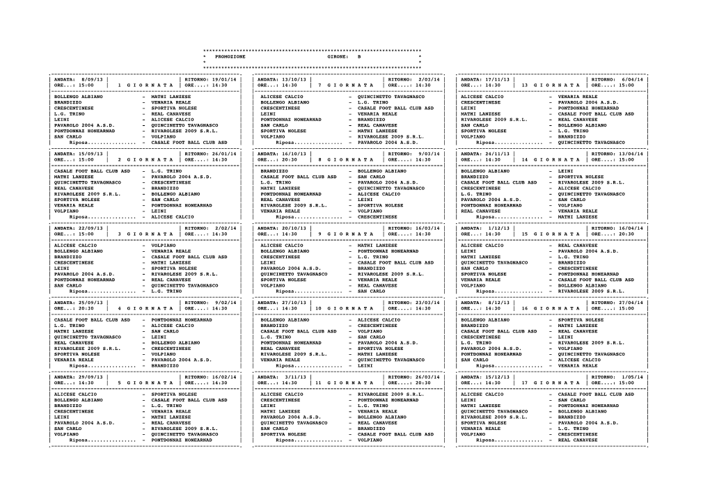 Calendari 2013