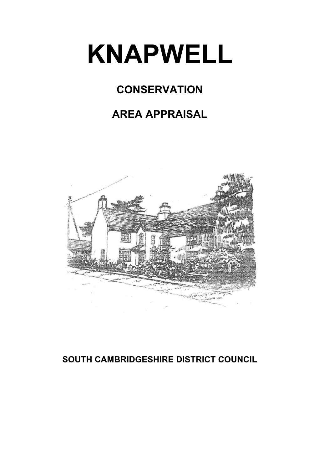 Knapwell Conservation Area Appraisal 2000