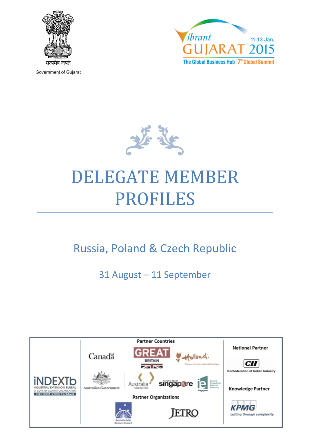 Delegate Member Profiles