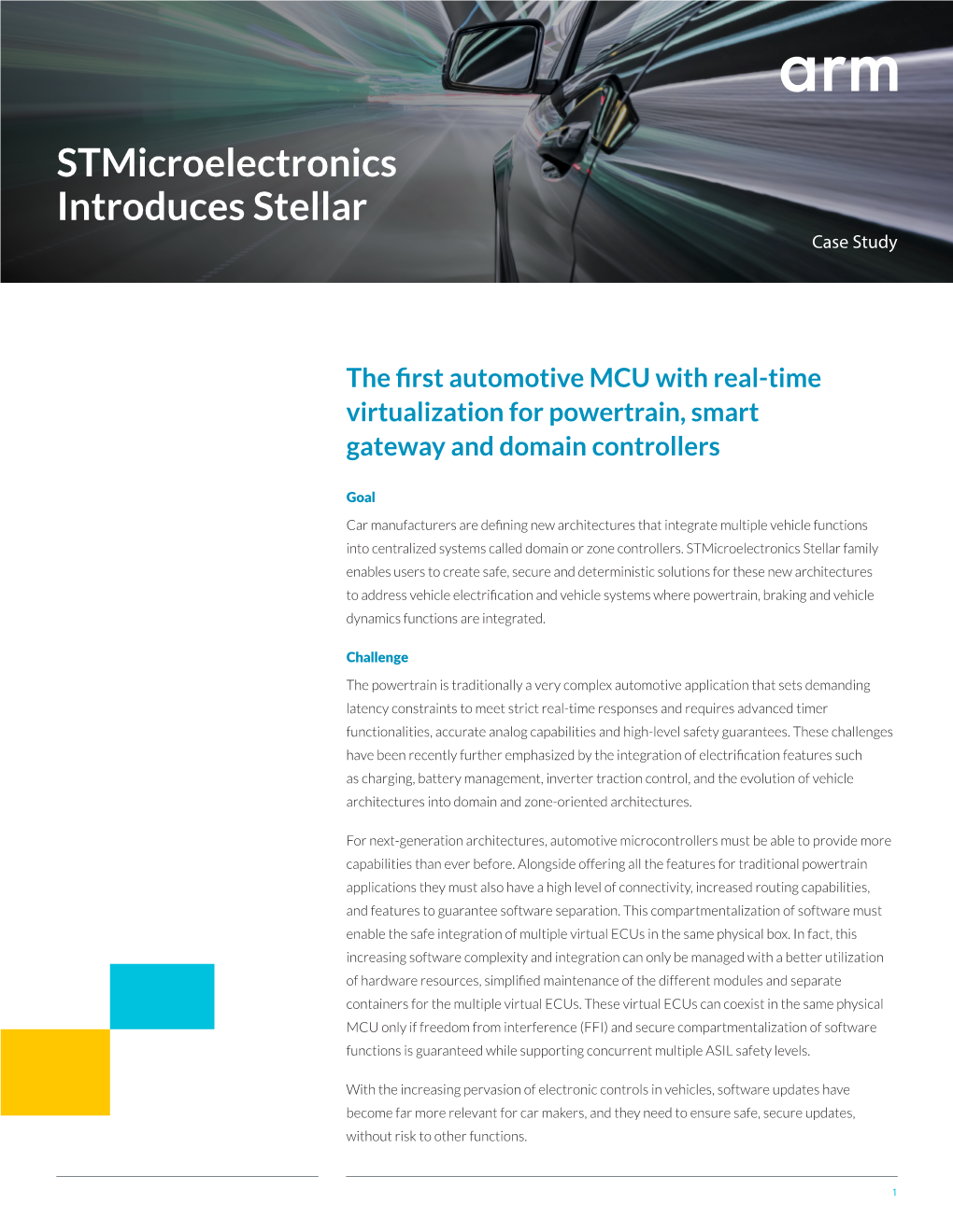 Stmicroelectronics Introduces Stellar Case Study