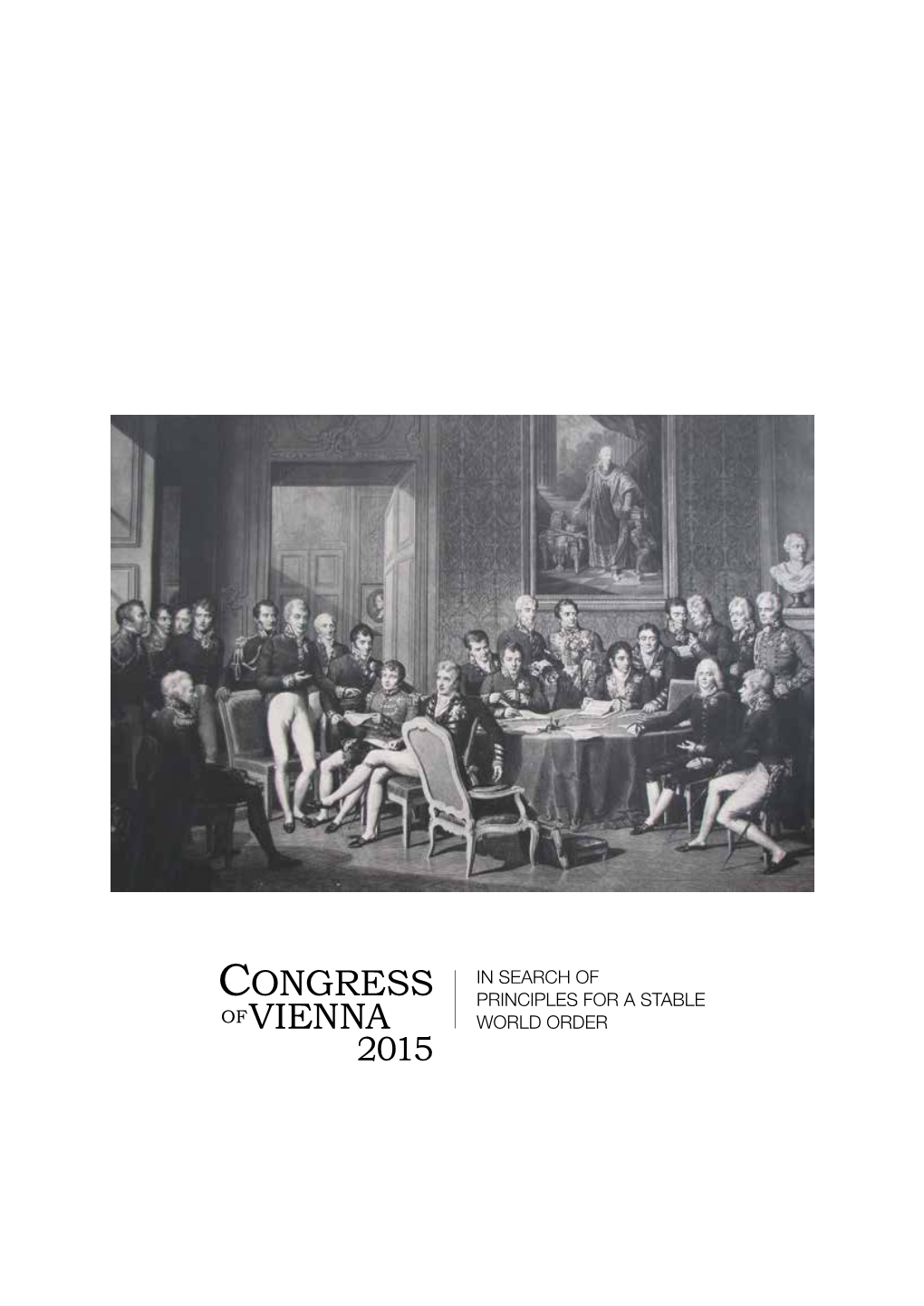 Congress of Vienna Program Brochure