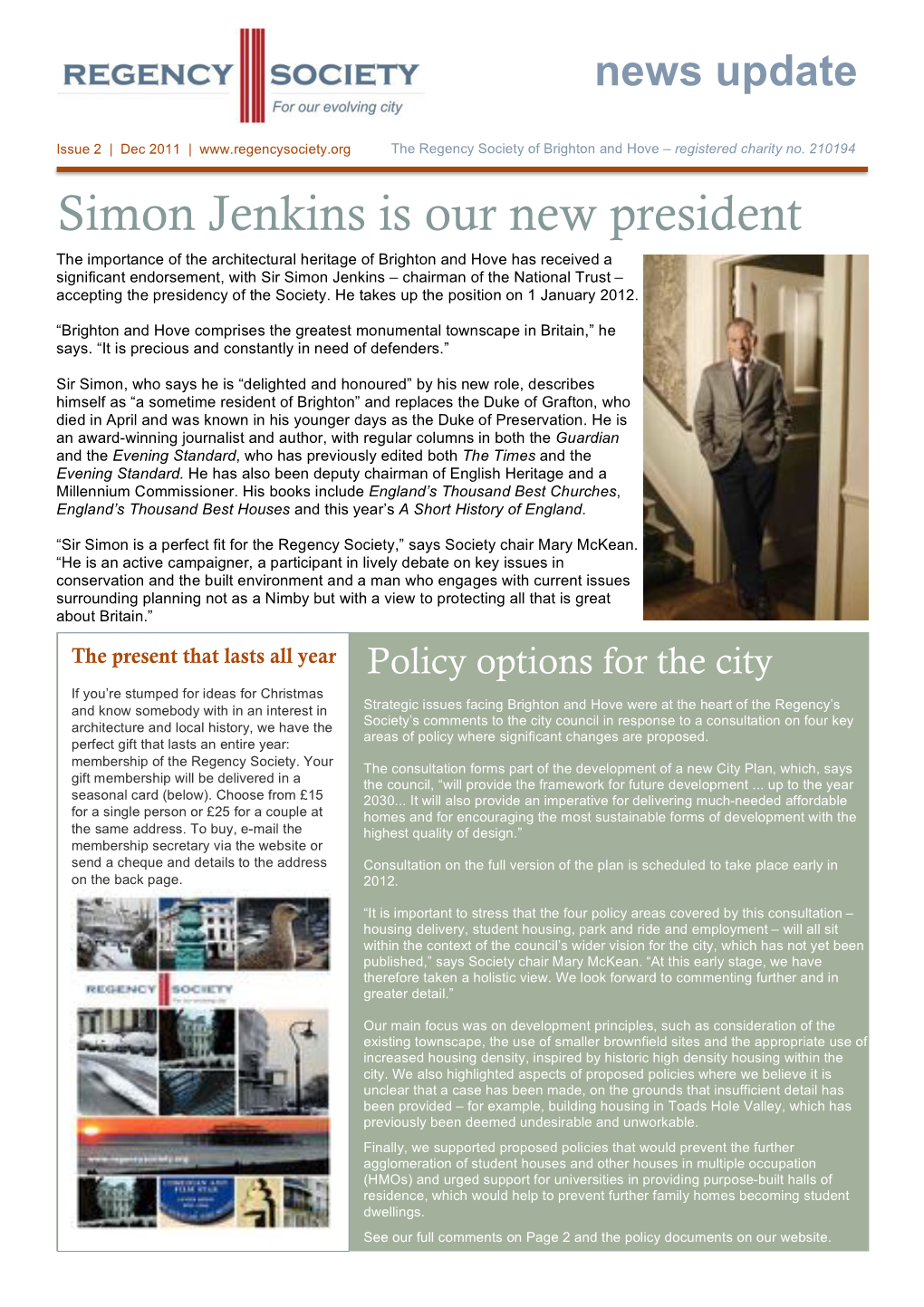 Simon Jenkins Is Our New President