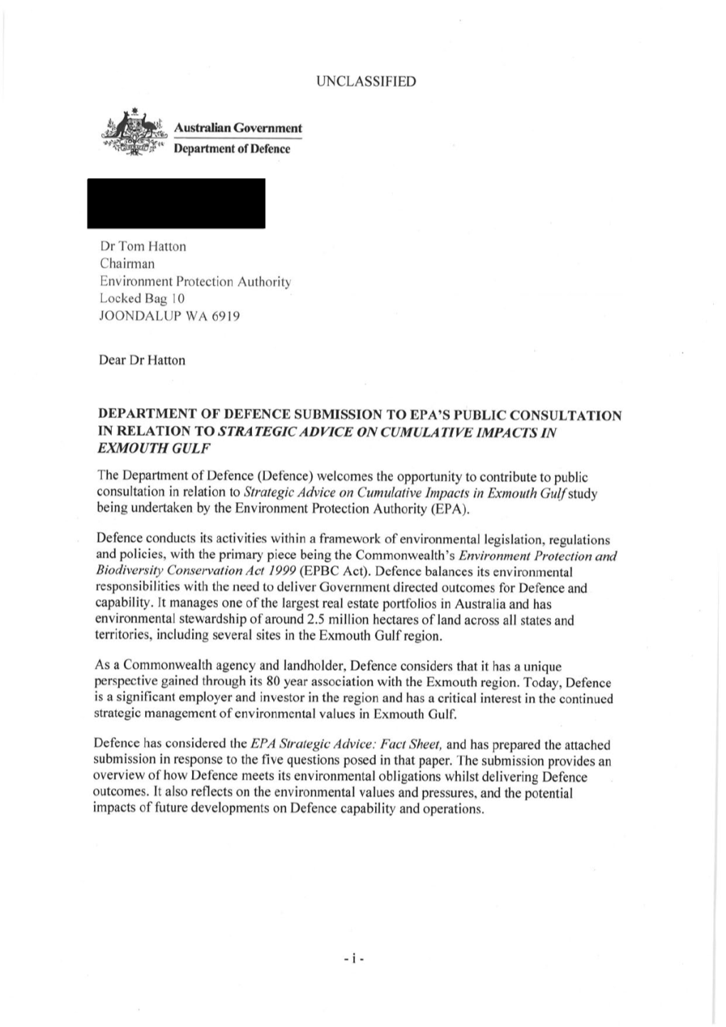 Department of Defence Redacted.Pdf