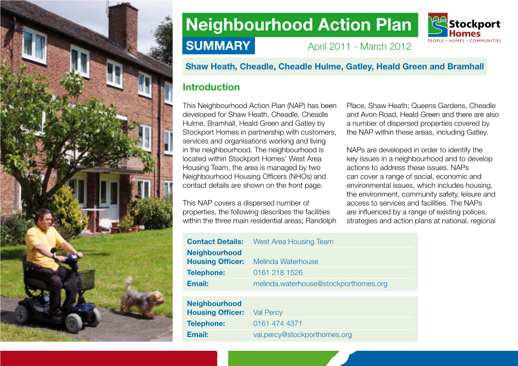 Neighbourhood Action Plan SUMMARY April 2011 - March 2012