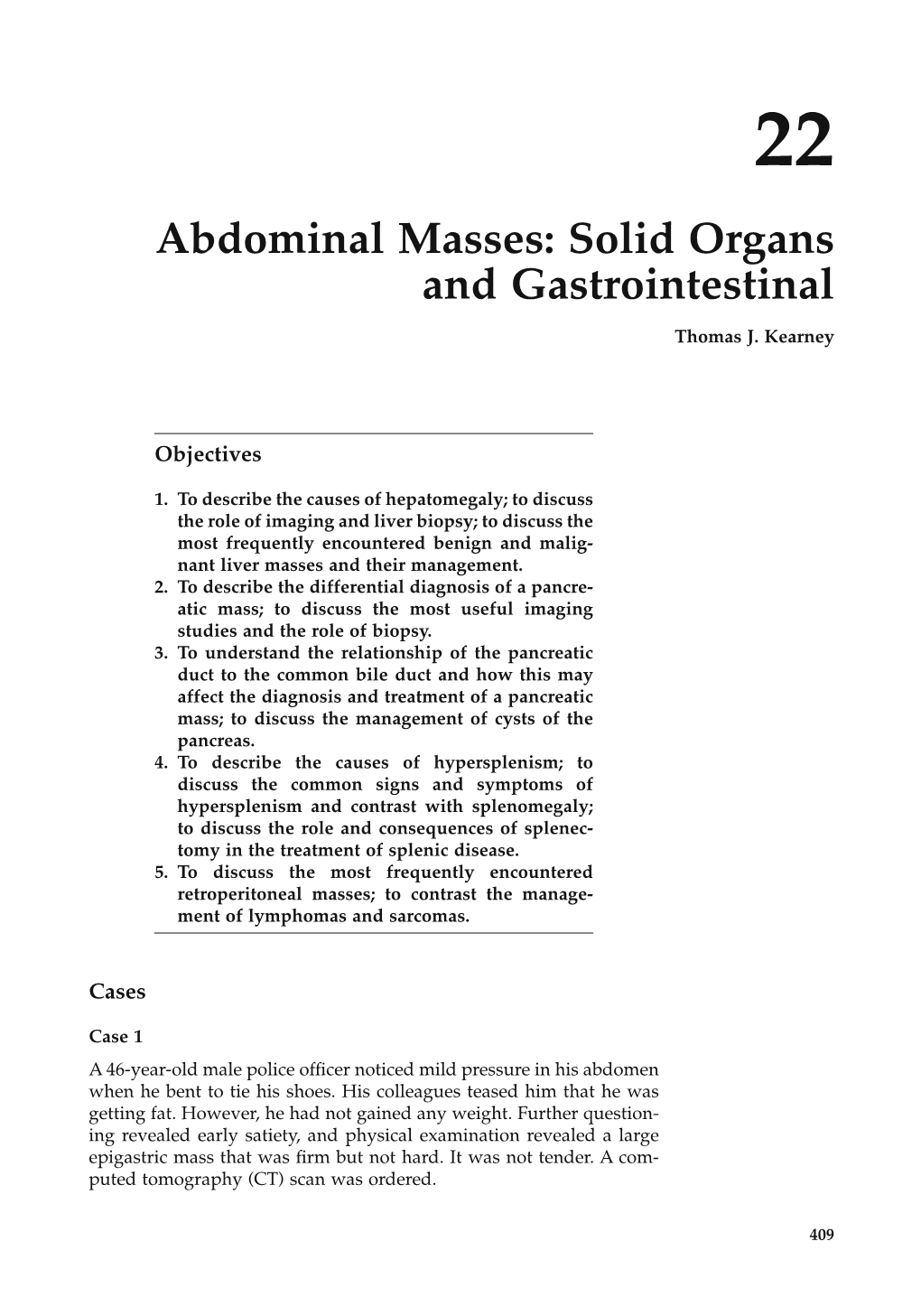 Abdominal Masses: Solid Organs and Gastrointestinal
