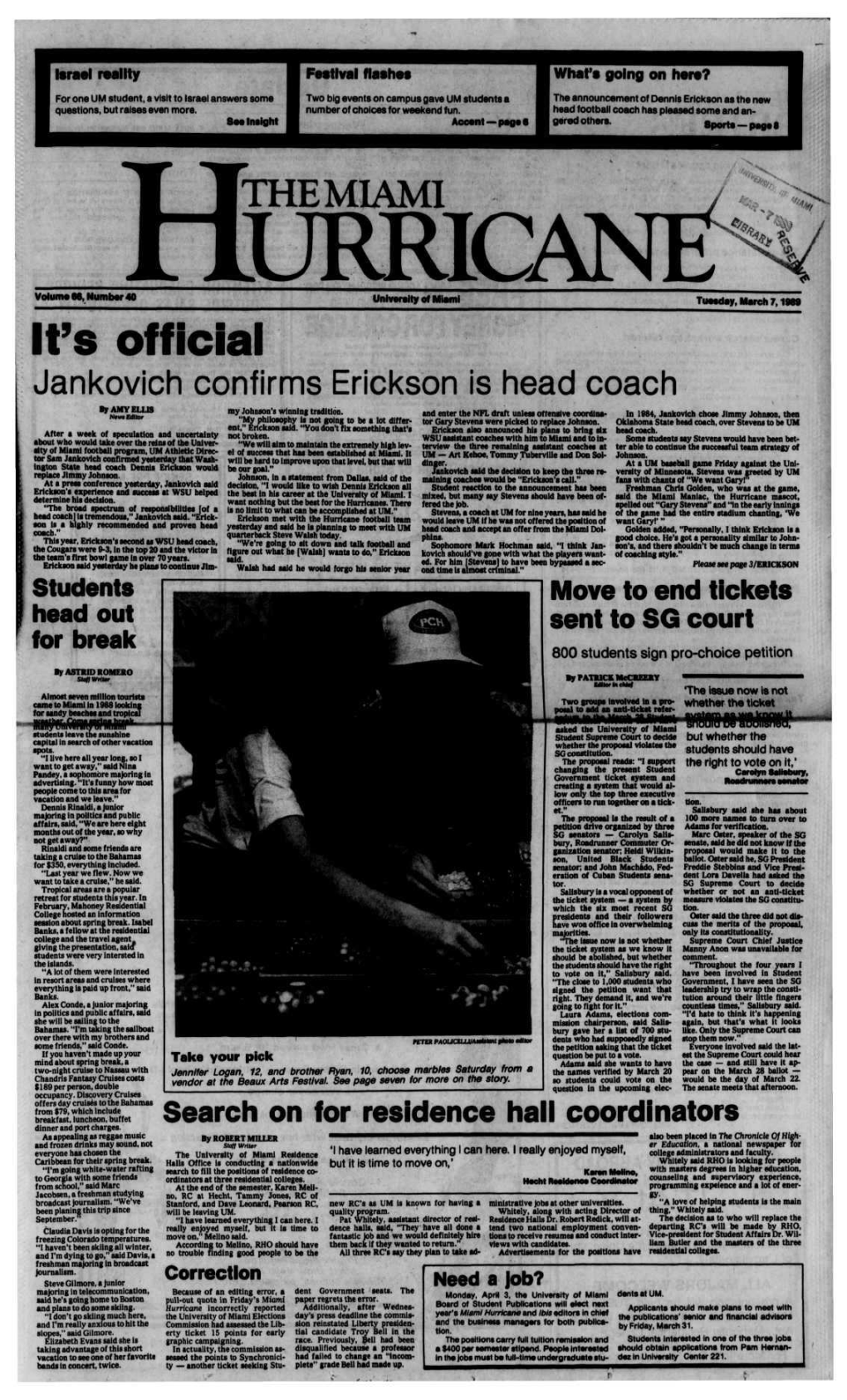 It's Official Jankovich Confirms Erickson Is Head Coach by AMY ELLIS My Johnson's Winning Tradition