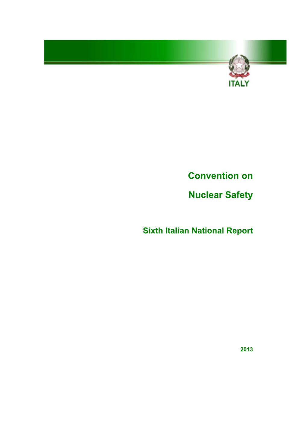 CNS Fifth Italian National Report