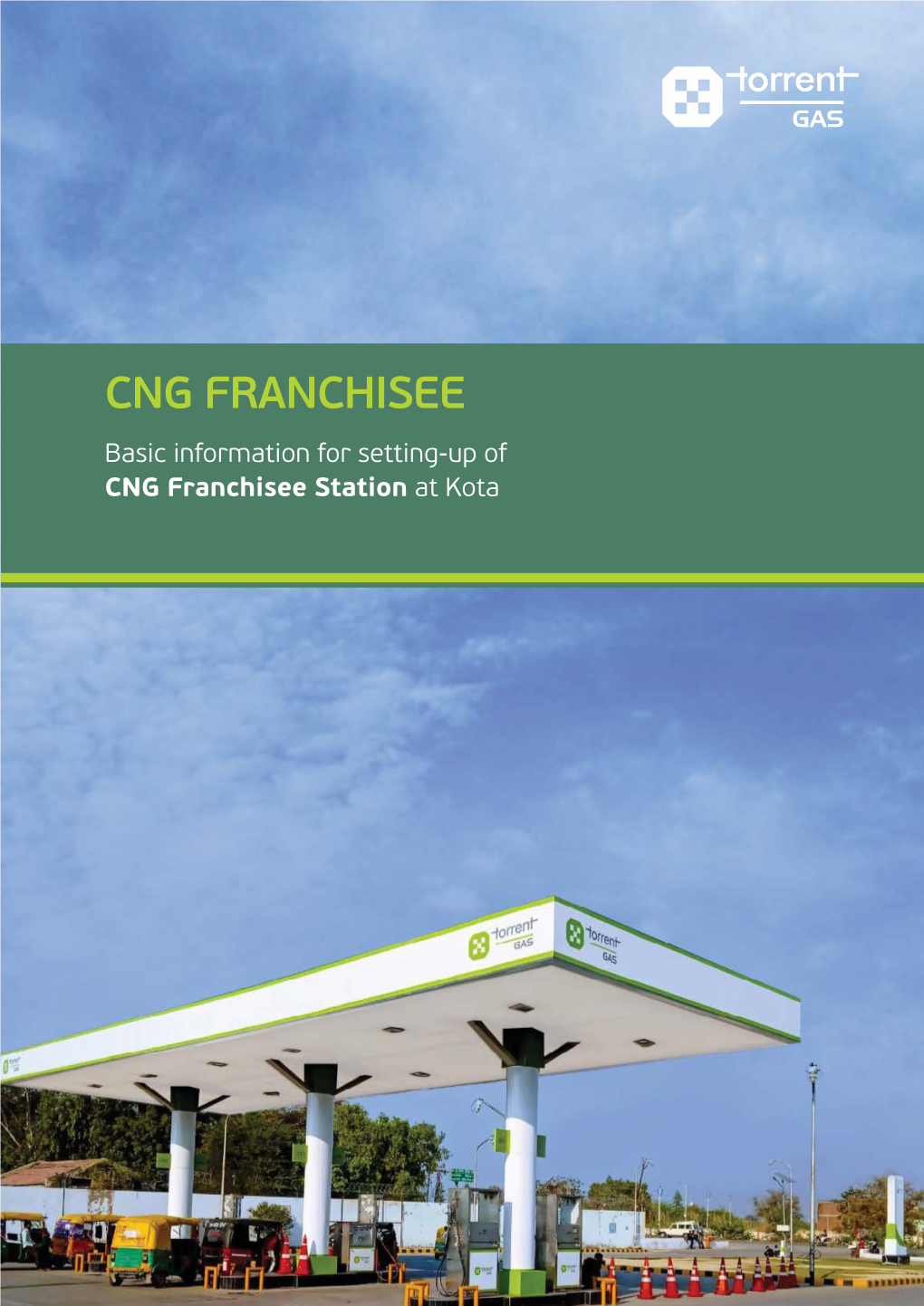 CNG FRANCHISEE Basic Information for Setting-Up of CNG Franchisee Station at Kota