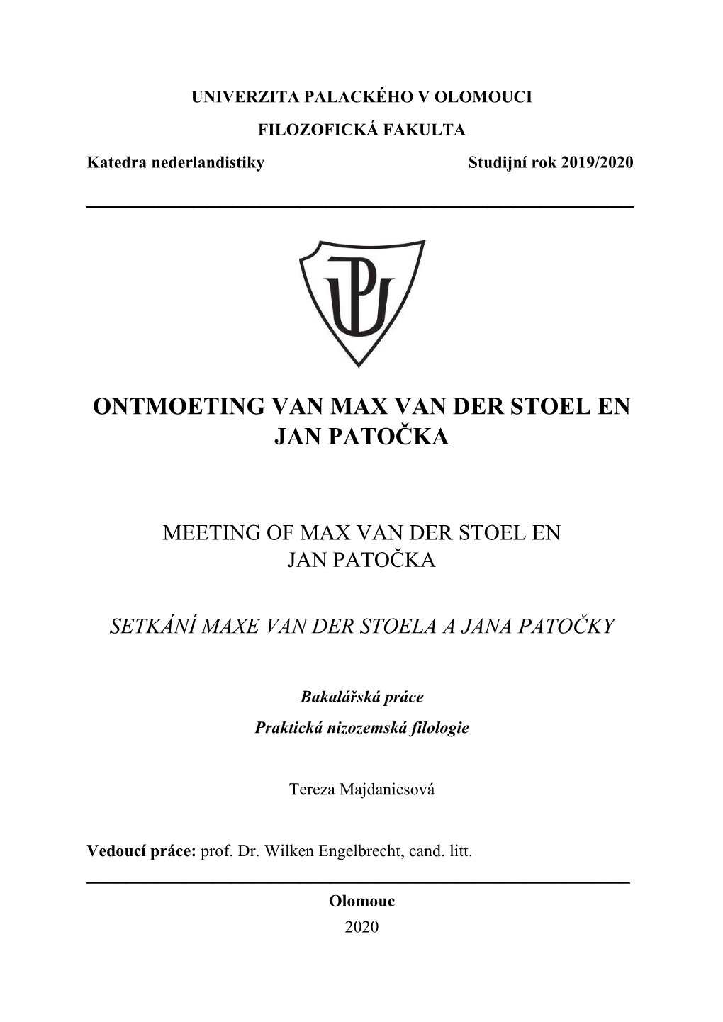 Ontmoeting Van Max Van Der Stoel En Jan Patočka