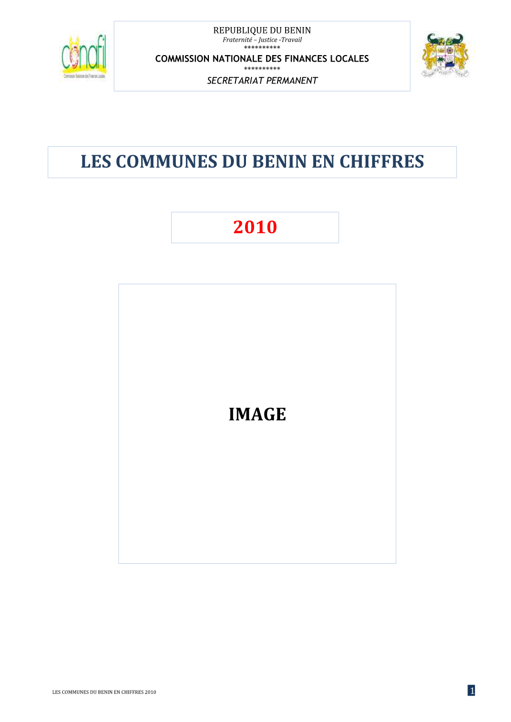 Les Communes Du Benin En Chiffres