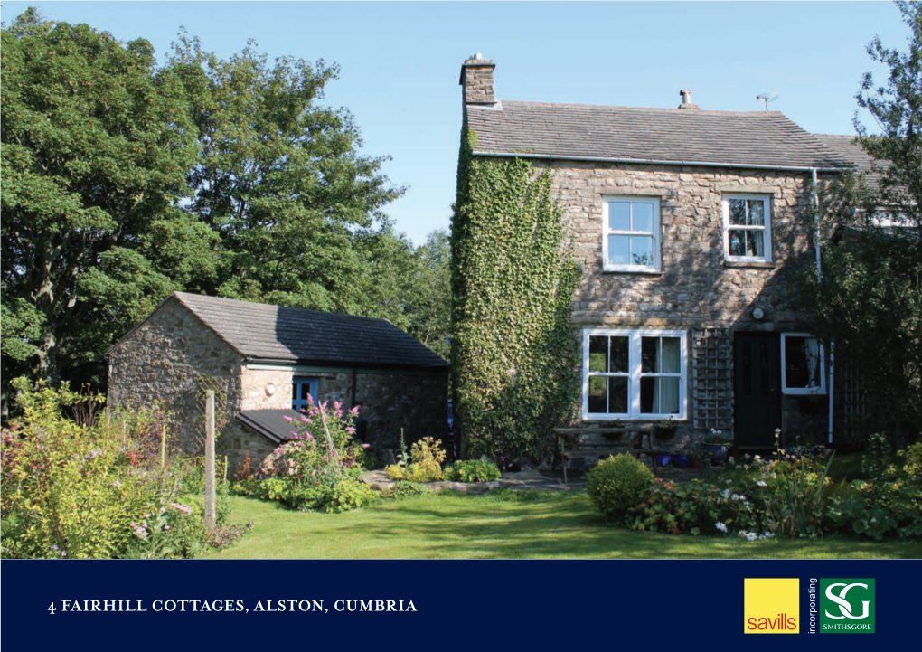 4 Fairhill Cottages, Alston, Cumbria