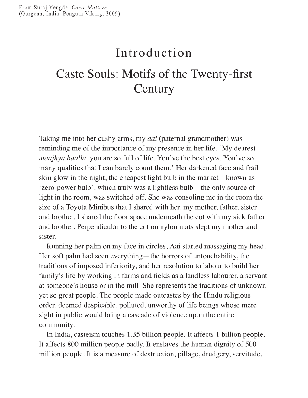 Introduction-Caste Matters (2009) by Suraj Yengde.Pdf