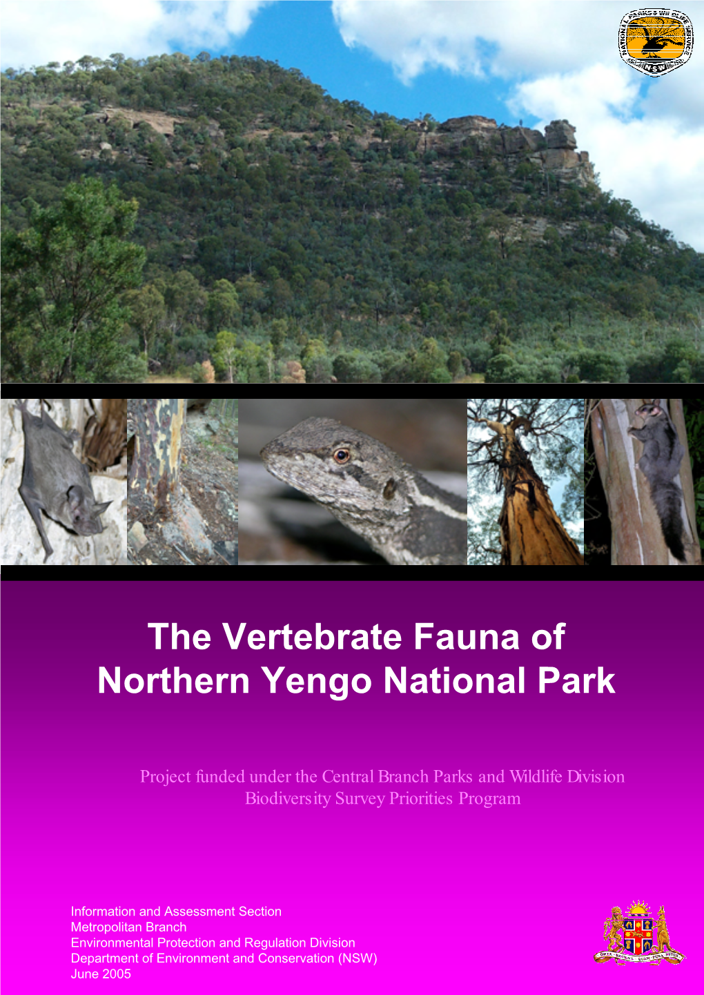 The Vertebrate Fauna of Northern Yengo National Park