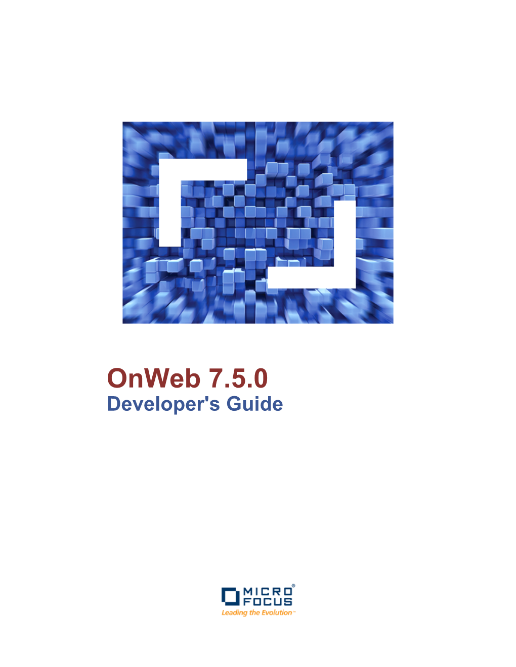 Onweb 7.5.0 Developer's Guide