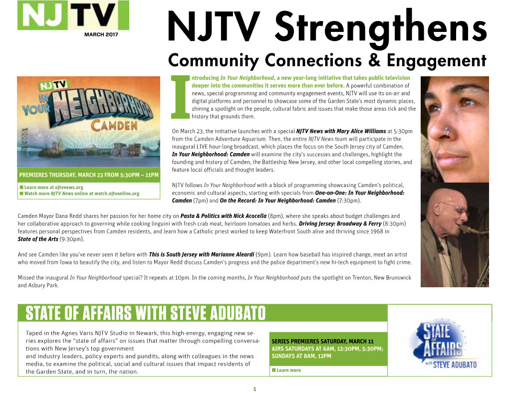 NJTV Strengthens